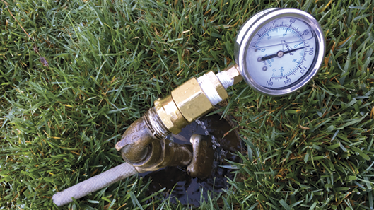 Determine Water Pressure Sprinkler System